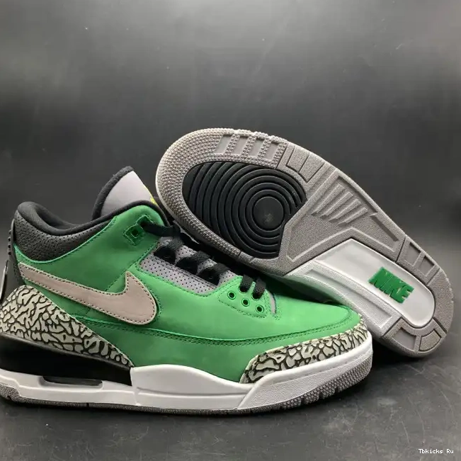Cheap TBK Air shoes 867493 Oregon PE 3 Ducks Retro Tinker Jordan AJ3 0406